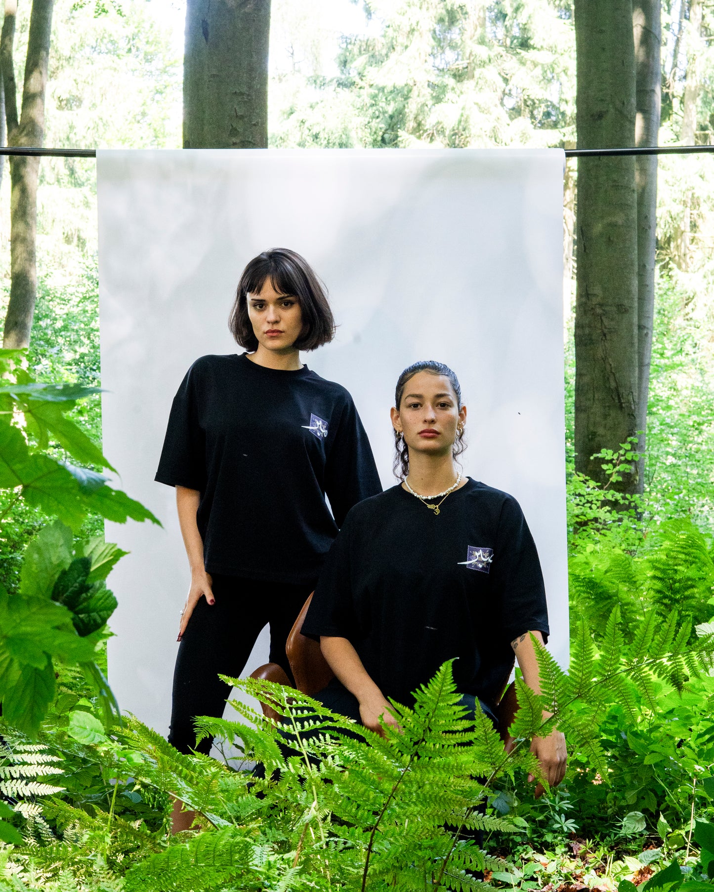 Oversized T-Shirt with Embroidered "صبر" – Unisex Streetwear