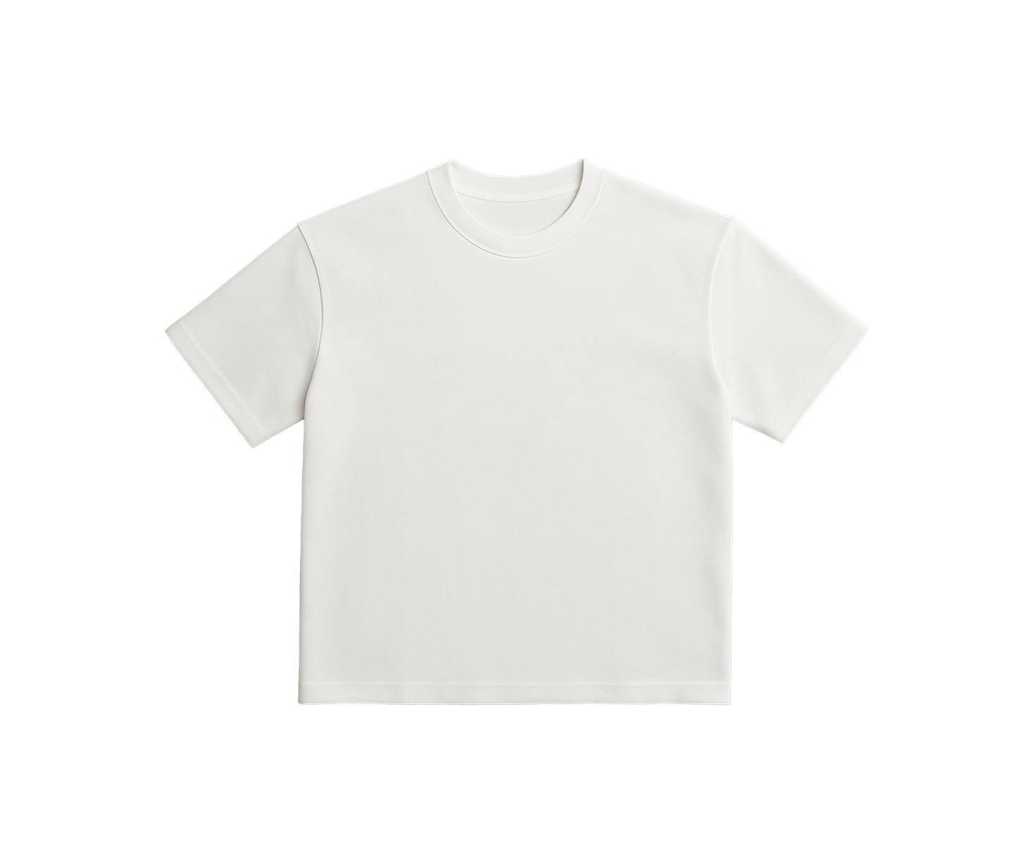 Boxy Schnitt Oversized T-Shirt – Cream White with "لا شيء مستحيل" Embroidery